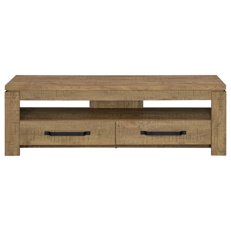Elkton 2-drawer Engineered Wood 59-inch TV Stand Mango