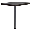 Skylar L-Shape Desk with Mobile File Cabinet Cappuccino