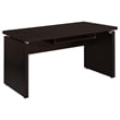 Coaster Skylar Engineered Wood L-Shape Computer Desk Cappuccino