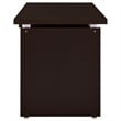 Coaster Skylar Engineered Wood L-Shape Computer Desk Cappuccino