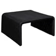 Cahya Woven Rattan Square Coffee Table Black