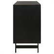 Coaster Aminah 3-door Wood Accent Cabinet in Natural and Black