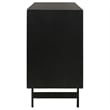 Coaster Aminah 3-door Wood Accent Cabinet in Natural and Black