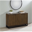 Ryatt 4-door Engineered Wood Accent Cabinet Dark Pine