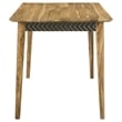 Partridge 7-piece Counter Dining Set Espresso and Camel