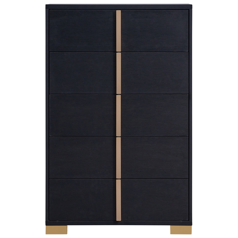 Marceline 5-piece Queen Bedroom Set Black