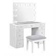 Regina Makeup Vanity Table Set with Lighting White