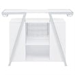 Araceli Freestanding LED Home Bar Cabinet White High Gloss