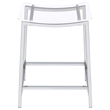 Jovani Acrylic Backless Counter Stool Chrome