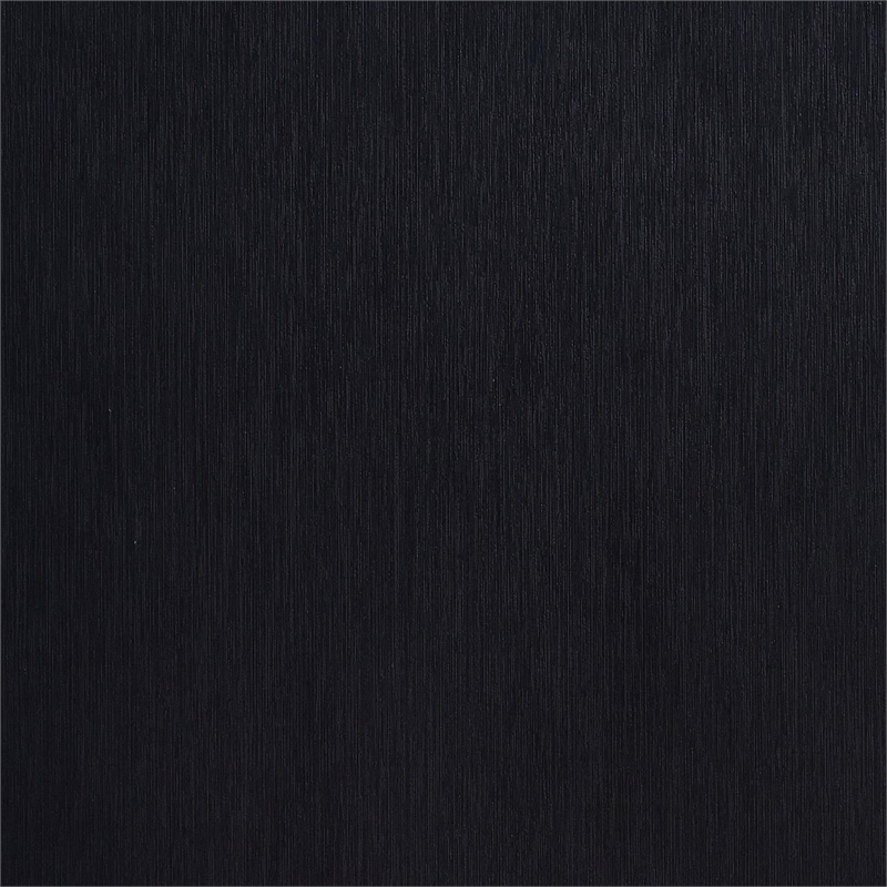 Marceline Wood Queen LED Panel Bed Black