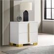 Marceline 2-drawer Nightstand White