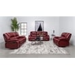 Camila Upholstered Glider Recliner Chair Red