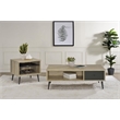 Welsh Square Engineered Wood Side End Table Distressed Pine