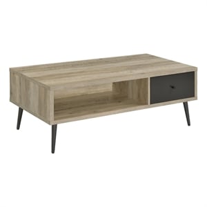 Welsh 1-drawer Engineered Wood Coffee Table Distressed Pine