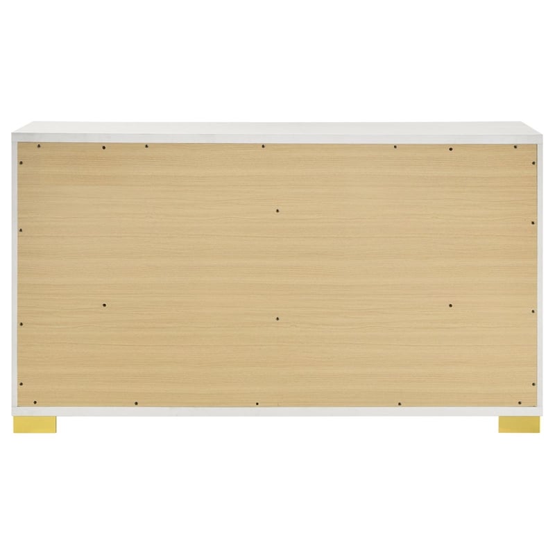 Marceline 6-drawer Dresser White