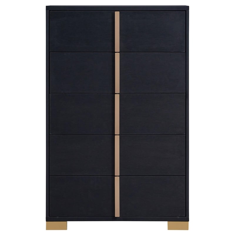 Marceline 5-drawer Bedroom Chest Black