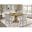 Florence 5-piece Round Dining Table Set Rustic Honey