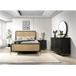 Arini 4-piece Eastern King Bedroom Set Black and Natural
