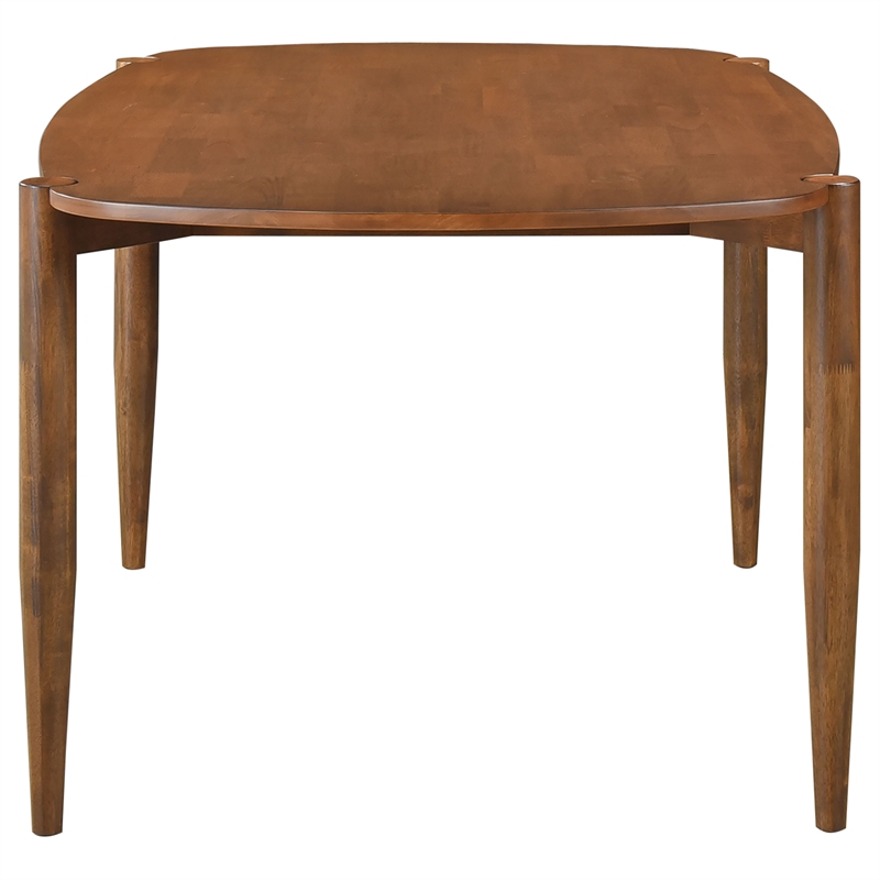 Dortch 5-piece Oval Solid Wood Dining Set Walnut