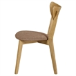 Elowen Wood Dining Side Chair Light Walnut