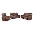 Greenfield 3-piece Power Reclining Sofa Set Saddle Brown