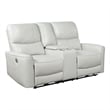 Greenfield Upholstered Power Reclining Loveseat Dove Grey