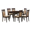 Gabriel 7-piece Extension Leaf Dining Table Set Cappuccino