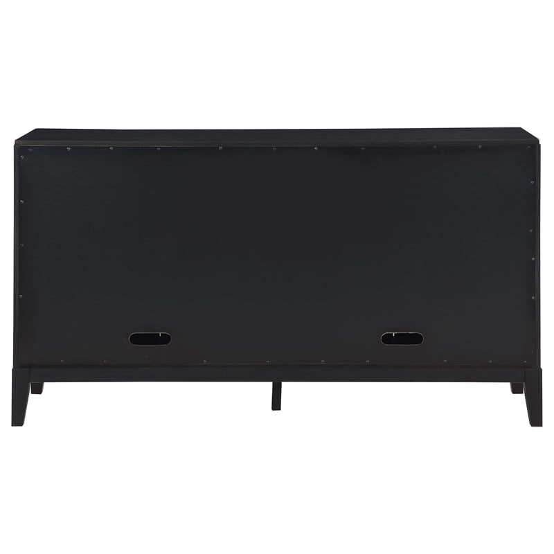 Brookmead 4-door Sideboard Buffet Storage Cabinet Black