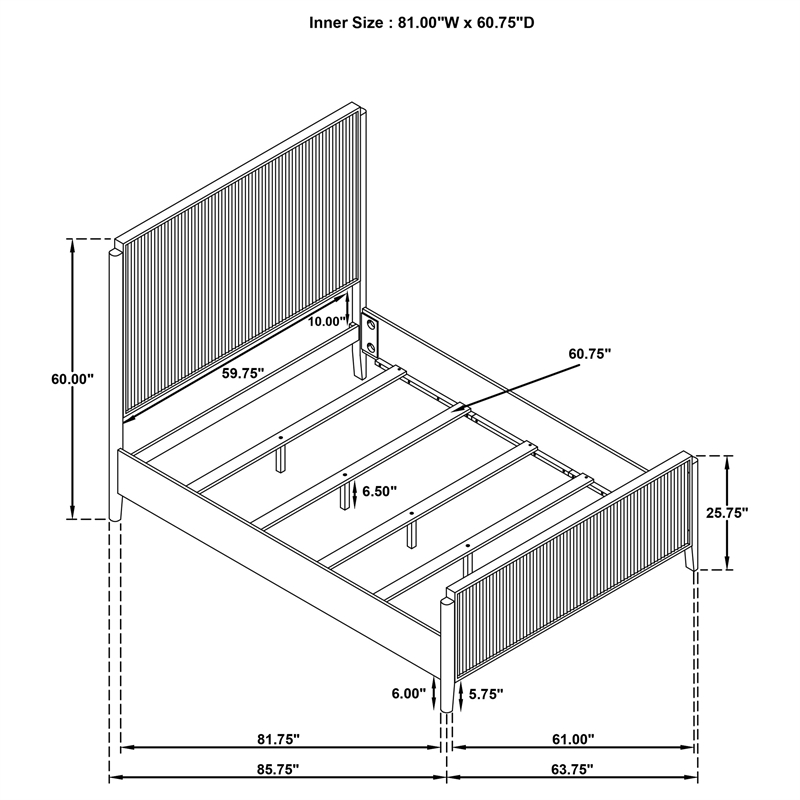 Brookmead 5-piece Queen Bedroom Set Black
