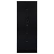 Cabra 4-door LED Curio Display Cabinet Black High Gloss