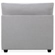 Cambria Upholstered Armless Chair Grey