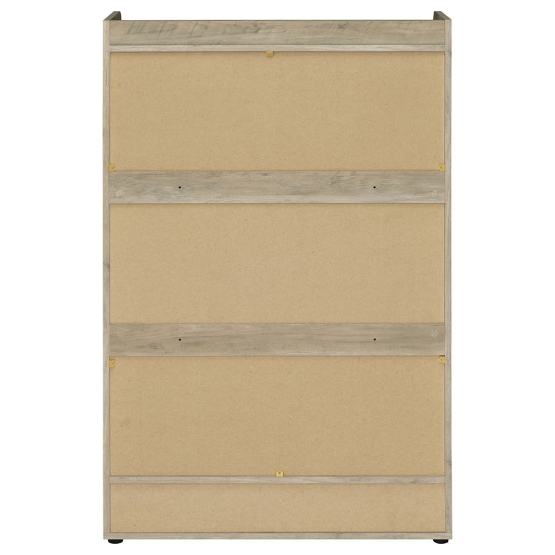 Denia 3-tier Engineered Wood Shoe Cabinet White