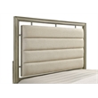 Coaster Giselle Farmhouse Wood Upholstered California King Bed in Rustic Beige