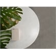 Astoria Round Genuine Marble Side End Table White