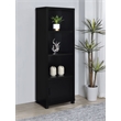 Jupiter 3-shelf Engineered Wood Media Tower Black