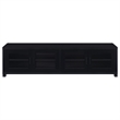 Jupiter 4-door Engineered Wood 79-inch TV Stand Black