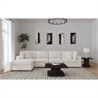 Lakeview 5-piece Upholstered Modular Sectional Sofa Ivory