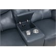 Sloane 2-piece Upholstered Reclining Sofa Set Blue
