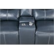 Sloane 2-piece Upholstered Reclining Sofa Set Blue