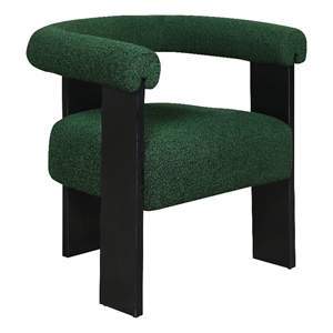 coaster ramona fabric upholstered accent side chair green and black