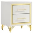 Lucia 5-piece Eastern King Bedroom Set Beige and White