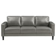 Ruth 2-piece Upholstered Track Arm Sofa Set Grey