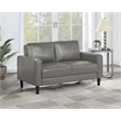Ruth Upholstered Track Arm Loveseat Grey