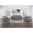 Ruth Upholstered Track Arm Loveseat Grey