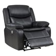 Sycamore Upholstered Power Recliner Chair Dark Grey