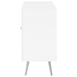 Nieta 2-door Engineered Wood Accent Cabinet White High Gloss