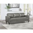 Ruth Upholstered Track Arm Sofa Grey