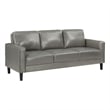 Ruth Upholstered Track Arm Sofa Grey