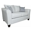 Salizar Upholstered Flared Arm Loveseat Sand
