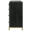 Coaster Arini Coastal 8-drawer Wood Bedroom Dresser in Black